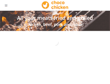Tablet Screenshot of chocochicken.com